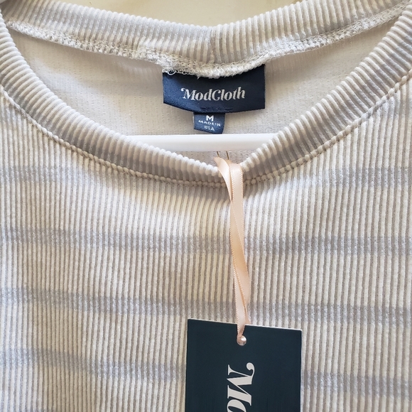 ModCloth It's This Simple ribbed tank top - Picture 3 of 5